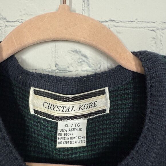 Cardigan RL Christmas Women XL Chore Plaid Tartan Dark Academia Holiday Sweater - Picture 5 of 11